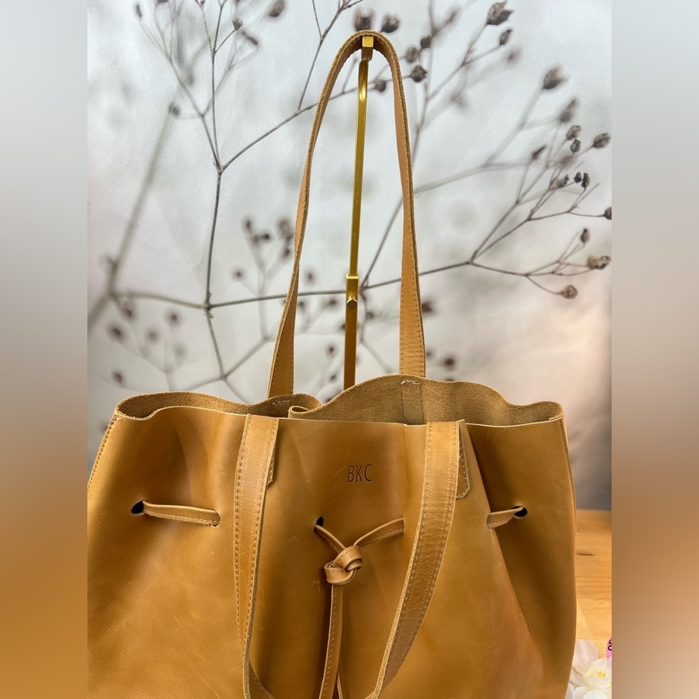 ABLE brand genuine leather bag Able Tan Leather - Picture 2 of 11